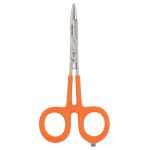  Scissor Clamp - 6 Inches - Orange Rubber