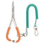  Mitten Scissor Clamp - 5 Inches - Orange Rubber