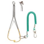  Gold Handles - Mitten Scissor Clamp - 6 Inches